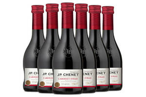 法国香奈J.P.CHENET赤霞珠西拉红葡萄酒187mlx6瓶礼盒装价格多少钱？
