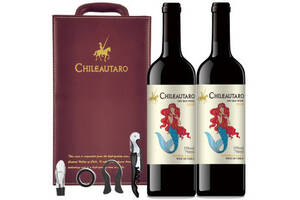 智利中央山谷产区美人鱼系列干红葡萄酒750mlx2瓶礼盒装价格多少钱？