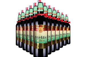 国产中华牌中国红葡萄酒750mlx12瓶整箱装价格多少钱？