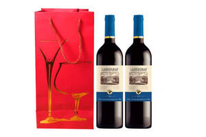 国产拉梦堡LAMENGBAO2006赤霞珠干红葡萄酒750mlx2瓶礼盒装价格多少钱？