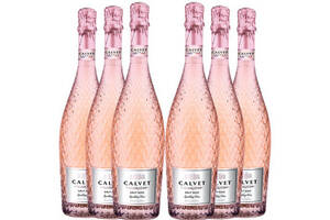法国CALVET考维酒园钻石桃红起泡葡萄酒750ml6瓶整箱价格多少钱？
