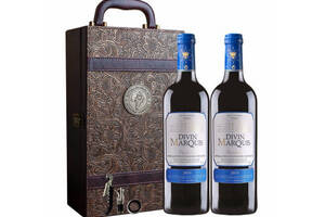 法国萨德侯爵MARQUISDESADE波尔多AOP佩特干红葡萄酒750mlx2瓶礼盒装价格多少钱？