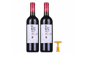 国产罗蒂laudi干红葡萄酒法国原酒进口750mlx2瓶礼盒装价格多少钱？