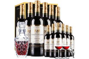 法国骑士干红葡萄酒750mlx12瓶整箱装价格多少钱？