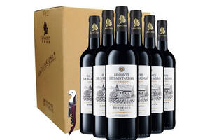 法国拉蒙圣亚当伯爵波尔多AOC干红葡萄酒750ml6瓶整箱价格多少钱？