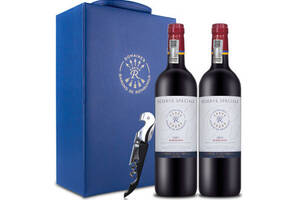 法国拉菲LAFITE特藏波尔多干红葡萄酒双支礼盒装炫蓝价格多少钱？