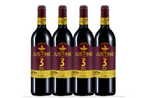 西班牙DO高贾斯汀DIVINEJUSTINE干红葡萄酒750mlx4瓶整箱装价格多少钱？