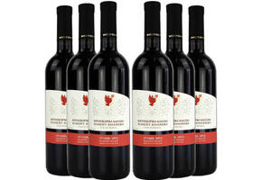 格鲁吉亚海列巴酒庄阿拉扎尼山谷半甜红葡萄酒750mlx6支整箱装价格多少钱？