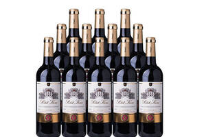 法国佩蒂克斯干红葡萄750mlx12瓶整箱装价格多少钱？