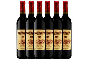 国产长城GreatWall金爵精选级赤霞珠干红葡萄酒圆筒750ml6瓶整箱价格多少钱？