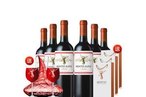 智利蒙特斯montes欧法系列马尔贝克红葡萄酒750ml6瓶整箱价格多少钱？