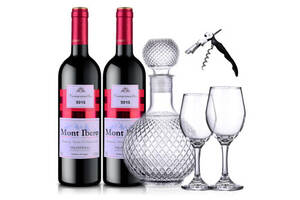 西班牙DO级伊比利亚山干红葡萄酒750mlx2瓶礼盒装价格多少钱？