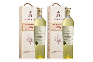 国产莫高白比诺干白葡萄酒750mlx2瓶礼盒装价格多少钱？