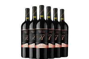 国产长城GreatWall北纬37精选级赤霞珠干红葡萄酒750ml6瓶整箱价格多少钱？
