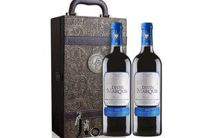 法国波尔多AOC佩特萨德侯爵Marquisdesade干红葡萄酒750mlx2瓶礼盒装价格多少钱？