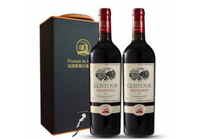 法国歌仕图城堡干红葡萄酒黑色750mlx2瓶礼盒装价格多少钱？