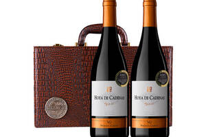 西班牙荷雅卡蒂娜斯陈酿西拉棕色精品干红葡萄酒750mlx2瓶礼盒装价格多少钱？