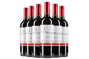 智利中央山谷产区梦坡赤霞珠美乐干红葡萄酒750ml6瓶整箱价格多少钱？