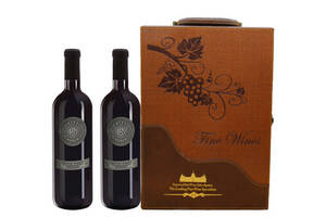 美国加州普瑞斯特干红葡萄酒皮箱750mlx2瓶礼盒装价格多少钱？
