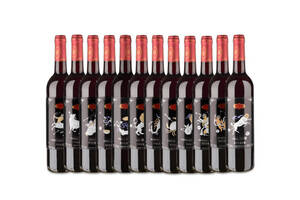 国产云南红十二星座全汁红葡萄酒750mlx12瓶整箱装价格多少钱？