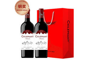 智利智象安第斯佳美娜干红葡萄酒750mlx2瓶礼盒装价格多少钱？