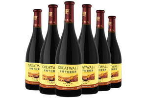 国产长城GreatWall橡木桶解百纳干红葡萄酒750ml6瓶整箱价格多少钱？