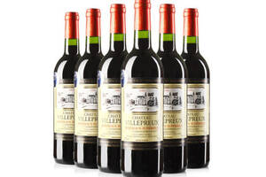 法国超级波尔多维尔普勒城堡陈酿AOC干红葡萄酒750ml6瓶整箱价格多少钱？
