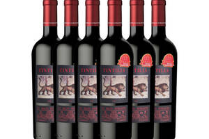 意大利迪玛诺特蒂利亚莫利塞DOC级汀特利亚干红葡萄酒小狮子标750ml6瓶整箱价格多少钱？