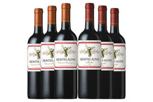 智利蒙特斯montes欧法系列赤霞珠/梅洛红葡萄酒750ml一瓶价格多少钱？