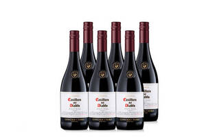 智利干露红魔鬼黑比诺/黑皮诺红葡萄酒750ml6瓶整箱价格多少钱？