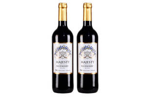 加拿大陛下Majesty半甜型蓝莓果酒750mlx2支礼盒装价格多少钱？