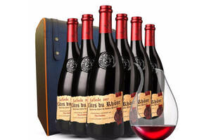 法国列级庄AOC级罗纳河谷歪脖子教皇新堡干红葡萄酒750ml6瓶整箱价格多少钱？