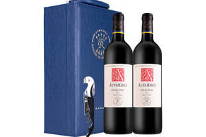 法国拉菲LAFITE奥希耶西爱干红葡萄酒经典蓝色750mlx2瓶礼盒装价格多少钱？