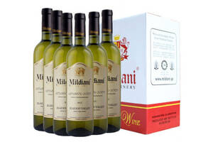 格鲁吉亚米尔迪阿尼Mildiani阿拉善谷半甜白葡萄酒750mlx6支整箱装价格多少钱？