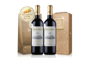 法国圣芝SuamgyG80波尔多AOC干红葡萄酒750mlx2瓶礼盒装价格多少钱？