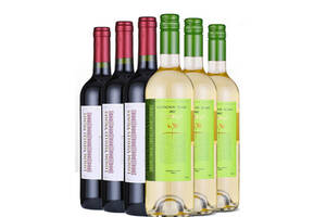 智利中央山谷LISSOMVIEILLESVIGNES百年份藤梅洛干红+长相思干白葡萄酒750ml6瓶整箱价格多少