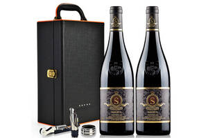 法国AOC/AOP稀有圣宁干红葡萄酒750mlx2瓶礼盒装价格多少钱？