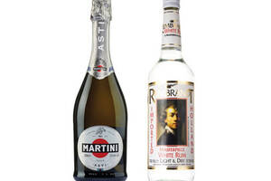 意大利马天尼Martini阿斯蒂香槟起泡酒+宝藏湾白朗姆酒750mlx2瓶礼盒装价格多少钱？