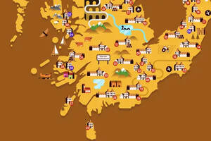 苏格兰威士忌地图：高地（苏格兰威士忌产区地图）