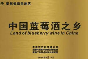 凯缘春，逆袭蓝莓酒，为”贵州出好酒”加备注