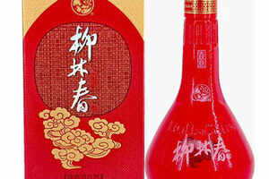 45度西凤柳林春红瓶浓香型白酒500ml正常价位