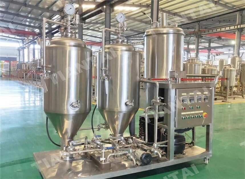 精酿啤酒设备发酵中的压力发酵