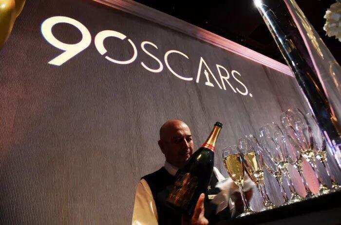直击奥斯卡颁奖晚宴：12000杯香槟组成的狂欢！