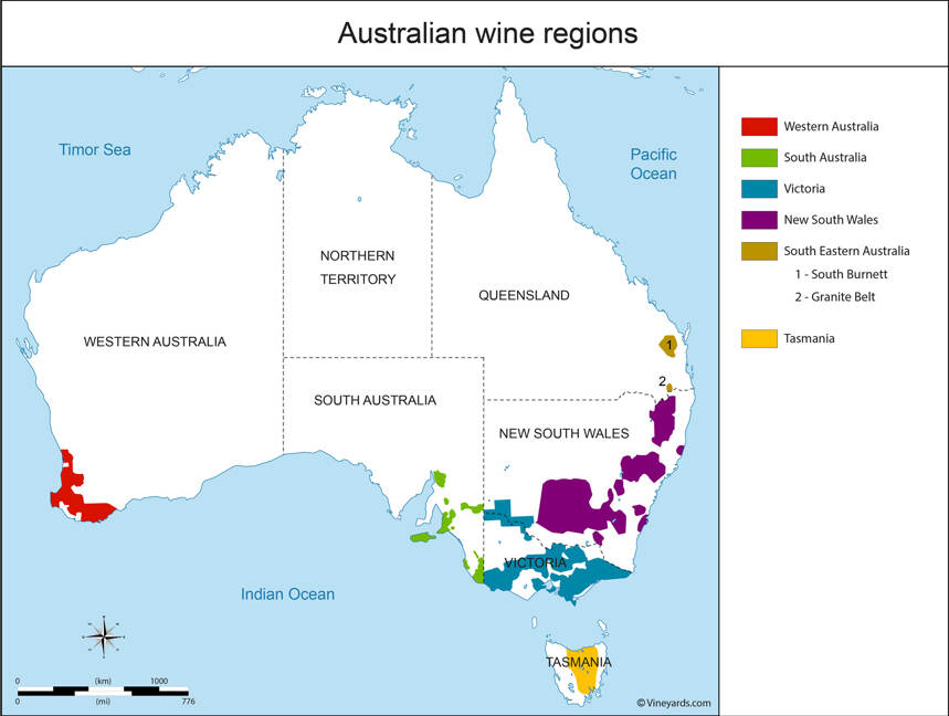 葡萄酒进阶知识：盘点澳大利亚各个产区，文章有点长收藏慢慢看