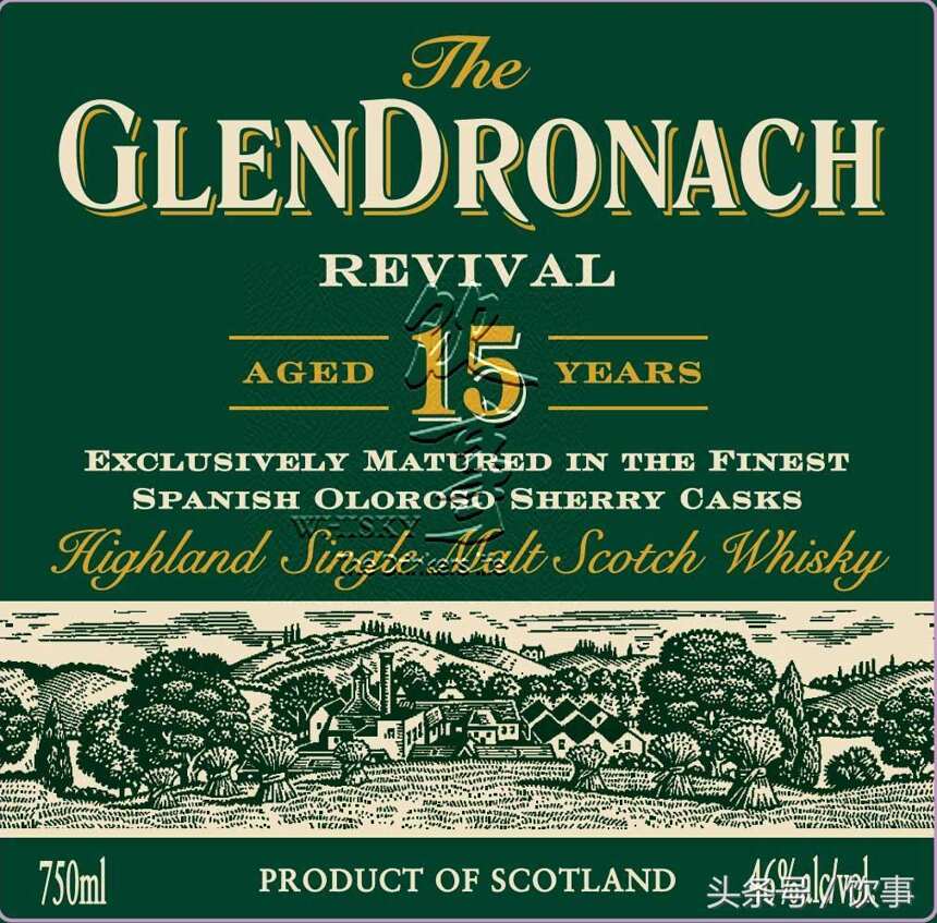 格兰多纳(GlenDronach)复兴(Revival)15年本周上市，不过……