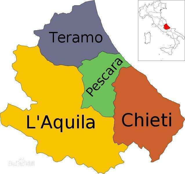Abruzzo,一个意大利山区葡萄酒产区