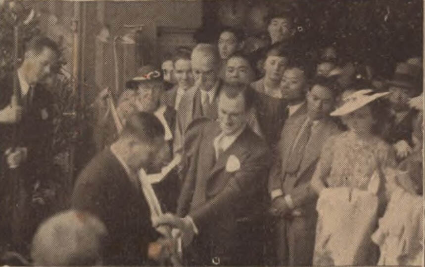 1935年，张裕解百纳第一次亮相展览会