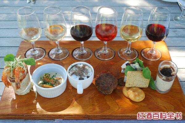 图解8种美味与4种葡萄酒的餐酒搭配方法