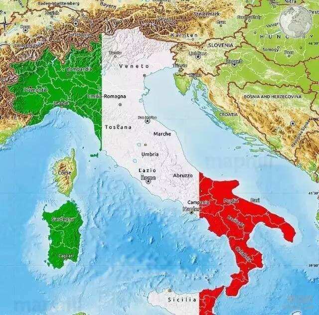 十一张地图让你在家便能感受意大利风情