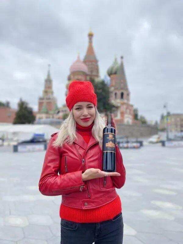 在莫斯科 来一杯张裕解百纳